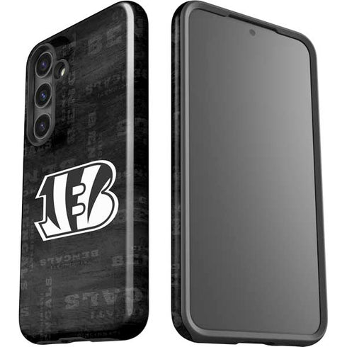 NFL Cincinnati Bengals Black & White Galaxy S25 Impact Case